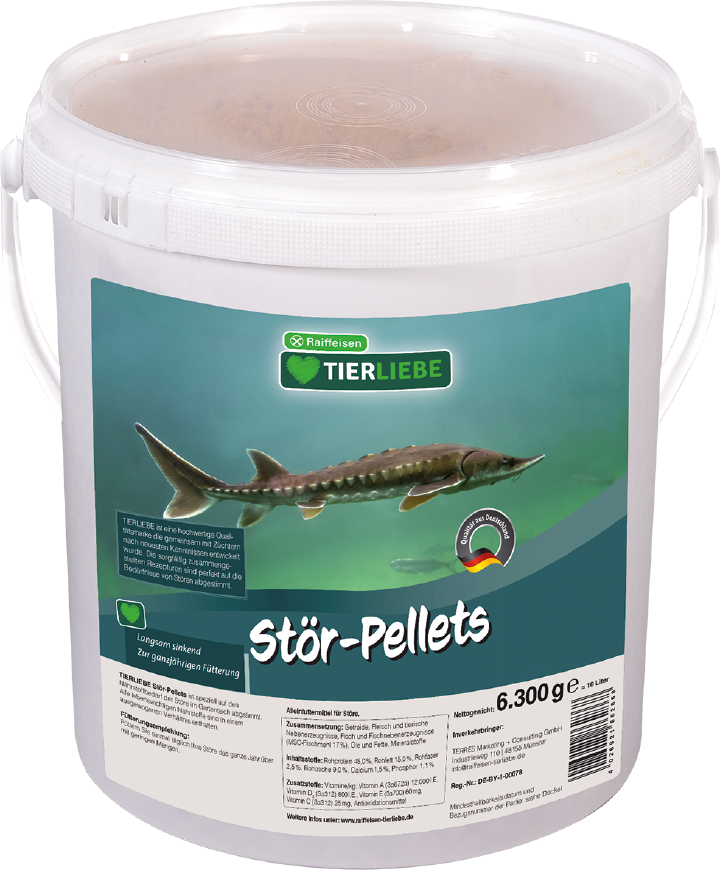 TIERLIEBE Teichfischfutter Stör-Pellets